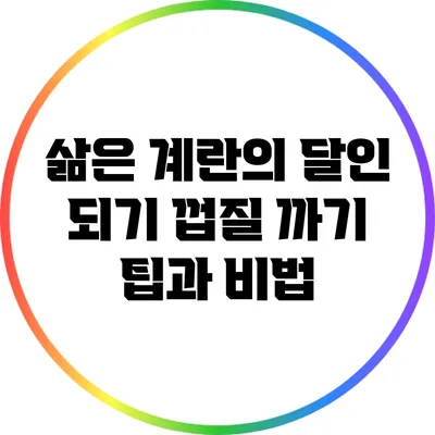 삶은 계란의 달인 되기: 껍질 까기 팁과 비법