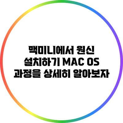 맥미니에서 원신 설치하기: MAC OS 과정을 상세히 알아보자